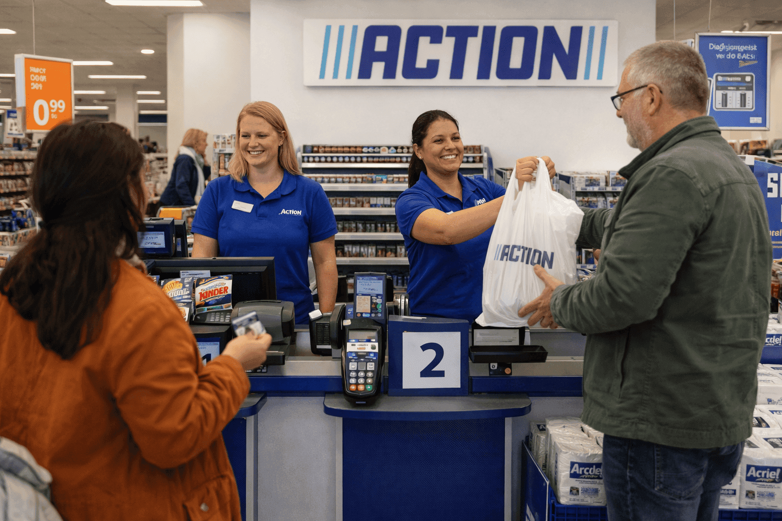 Action openingstijden in Oss