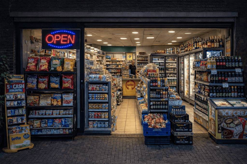 Avondwinkel in Oss