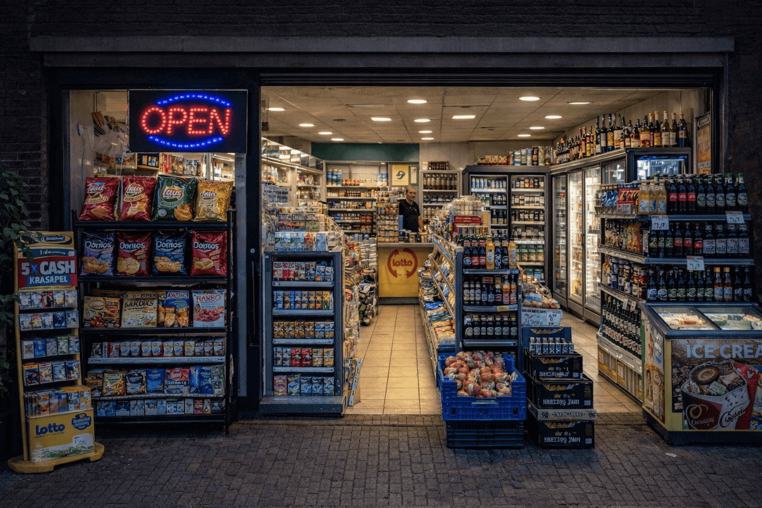 Avondwinkel in Oss